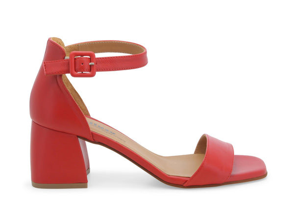 Melluso sandali pelle con cinturino alla caviglia rosso N712D-227143